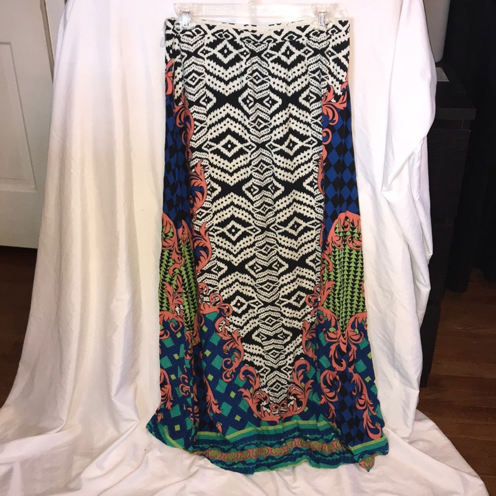 Floor length maxi skirt
